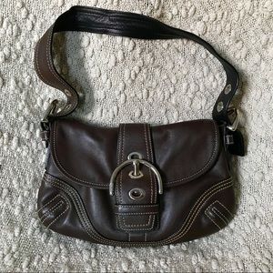 {Coach} Brown Leather Soho Shoulder Bag